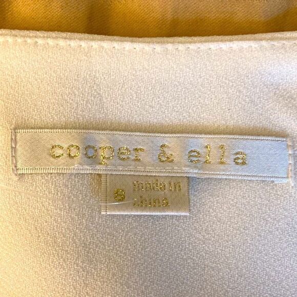 Cooper & Ella NWOT Cold Shoulder V Neck Long Sleeve Layered Blouse in Ivory. - Picture 8 of 8